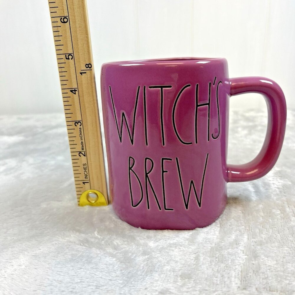 Rae Dunn Witch's Brew Purple Coffee Mug Large Witchy Halloween - Picture 5 of 5